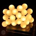 20 Ledli Kumandalı 8 Modlu Dekoratif Led Sarı Işık Pilli
