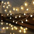 50 Ledli 8 mt Kumandalı 8 Modlu Dekoratif Led Sarı Işık Pilli