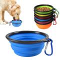 Kedi Köpek Mama Su Kabı Silikon Katlanabilir Pratik Katlanabilir