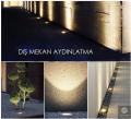 TechnoSmart 4 Adet Solar Güneş Enerjili 8 Ledli Kazıklı Çim Zemin Bahçe Aydınlatma 3 W Gün Işığı