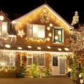 TechnoSmart 4 Metre 8 Fonksiyonlu Perde Led 96 Ledli 50x60x70cm Saçaklı Kablolu Fişli