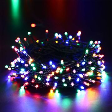 TechnoSmart Solar 50 Ledli 7 Metre Bahçe Aydınlatma Dekorasyon Güneş Enerjili Led RGB Işık