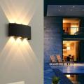 TechnoSmart 6W Modern Çift Yönlü Aliminyum Led Duvar Lambası Dekoratif Işık Aydınlatma Gün Işığı