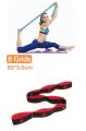 TechnoSmart 8 Farklı Seviyeli Direnç Bandı Spor Egzersiz Aerobik Pilates Squat Lastiği Fitness Yoga Kırmızı