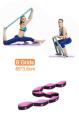 TechnoSmart 8 Farklı Seviyeli Direnç Bandı Spor Egzersiz Aerobik Pilates Squat Lastiği Fitness Yoga Pembe