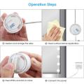 TechnoSmart 10Ledli Usbli Makyaj Aynası Lambası Hollywood Tarz Dekorasyon Aydınlatma Banyo CiltBakım