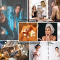 TechnoSmart 10Ledli Usbli Makyaj Aynası Lambası Hollywood Tarz Dekorasyon Aydınlatma Banyo CiltBakım