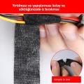TechnoSmart Bez Bant Tüylü Yanmaz Bant Kumaş Kablo Sarma Bantı 15mt 19mm