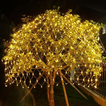 Trendpoint 320 Ledli 3x2 Metre Animasyonlu Ağ Perde Led Fişli Eklenebilir Modlu Yılbaşı Süsleme
