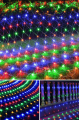 Trendpoint 320 Ledli 3x2 Metre Animasyonlu Ağ Perde Led Fişli Eklenebilir Modlu Yılbaşı Süsleme RGB