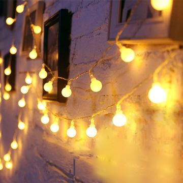 Trendpoint 30 Ledli 5 Metre Şerit Led Sembollü Kablolu Süsleme Dekoratif Aydınlatma RGB Çiçekli Led