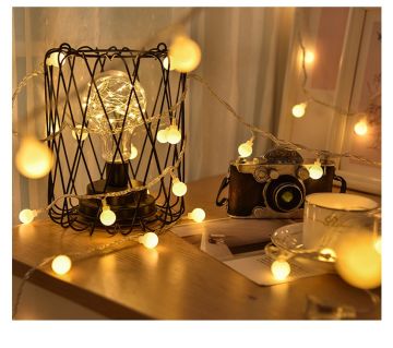Trendpoint 30 Ledli 5 Metre Şerit Led Sembollü Kablolu Süsleme Dekoratif Aydınlatma GünIşığı Toplu Led