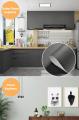 Trendpoint 60x300cm Mat Antrasit Kendinden Yapışkanlı Duvar Mutfak Banyo Dolap Kaplama Dekorasyon