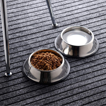 Trendpoint 16cm Metal Kedi ve Köpek Mama Su Kabı