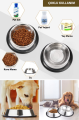 Trendpoint 16cm Metal Kedi ve Köpek Mama Su Kabı