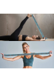 Trendpoint 9 Farklı Seviyeli Direnç Bandı Spor Egzersiz Aerobik Pilates Squat Lastiği Fitness Yoga Mavi