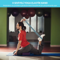 Trendpoint 9 Farklı Seviyeli Direnç Bandı Spor Egzersiz Aerobik Pilates Squat Lastiği Fitness Yoga Mavi