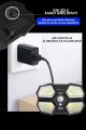 180 Ledli Kumandalı Güneş Enerjili Ve Usb Li Uzatma Kablolu Solar Lamba, Bahçe, Garaj, Ev Aydınlatma