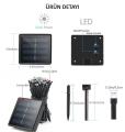 TechnoSmart Solar 200 Ledli 22 Metre Bahçe Aydınlatma Dekorasyon Güneş Enerjili Led Sarı Işık