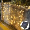 TechnoSmart Solar 200 Ledli 22 Metre Bahçe Aydınlatma Dekorasyon Güneş Enerjili Led Sarı Işık