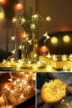 Trendpoint 20 Ledli 3 Metre Şerit Led Sembollü Kablolu Süsleme Dekoratif Aydınlatma GünIşığı Çiçekli Led