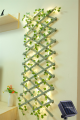 TechnoSmart Solar 50 Ledli Yeşil Yapay Yapraklı 5 Mt. Dekoratif Bahçe Aydınlatma Balkon Süsleme