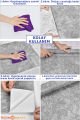 TechnoSmart 60x300cm Gri Kendinden Yapışkanlı Duvar Kağıdı Mutfak Banyo Dolap Kaplama Dekorasyon