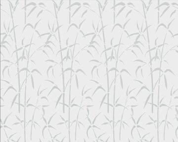 Technosmart – | 45x150cm | Bambu Yaprak Desenli Statik Cam Filmi Kaplama | Mutfak Ofis Banyo Pencere