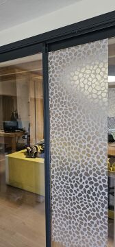 Technosmart 45x100cm Desenli Statik Cam Filmi Kaplama | Mutfak Ofis Banyo Kafe Restoran