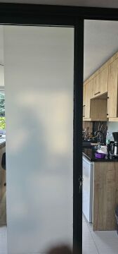 Technosmart 45x150cm Dekoratif Görüş Engelleyici Cam Filmi Statik Kaplama Mutfak Ofis Banyo Pencere