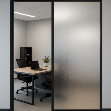 Technosmart 45x150cm Dekoratif İnce Dokulu Cam Filmi Statik Kaplama Mutfak Ofis Banyo Pencere