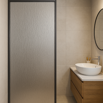 Technosmart 45x150cm Dekoratif İnce Dokulu Cam Filmi Statik Kaplama Mutfak Ofis Banyo Pencere