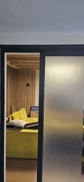 Technosmart 45x150cm Dekoratif İnce Dokulu Cam Filmi Statik Kaplama Mutfak Ofis Banyo Pencere