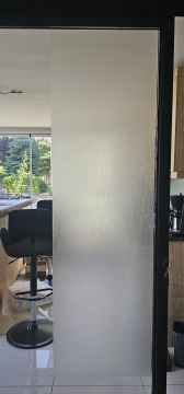 Technosmart 45x150cm Dekoratif İnce Dokulu Cam Filmi Statik Kaplama Mutfak Ofis Banyo Pencere