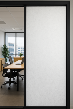 Technosmart 45x150cm Beyaz Lif Desenli Cam Filmi Statik Kaplama Mutfak Ofis Banyo Pencere
