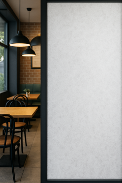 Technosmart 45x150cm Beyaz Lif Desenli Cam Filmi Statik Kaplama Mutfak Ofis Banyo Pencere