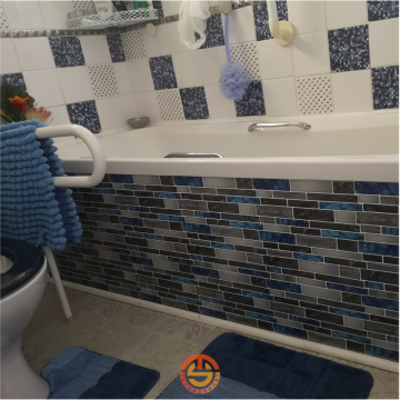 TechnoSmart 3D Kendinden Yapışkanlı 30×30cm Kaplama Mozaik Görünüm Duvar Sticker Mutfak Banyo