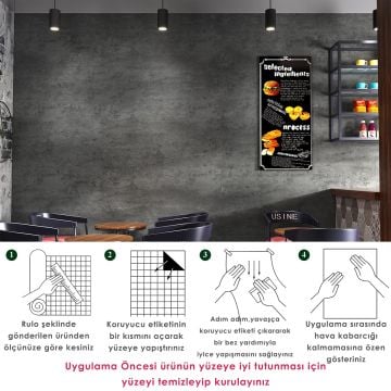 TechnoSmart 60cm×500cm Kendinden Yapışkanlı Çimento Görünümlü Duvar Kağıdı Dolap Masa Tezgah Kaplama Antrasit