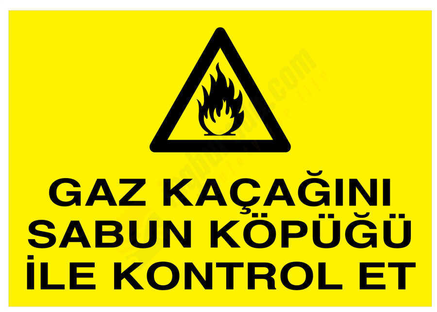 Gaz Kaçağını Sabun Köpüğü İle Kontrol Et