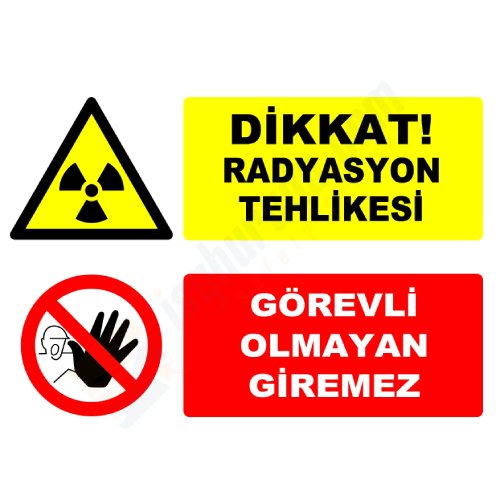 Dikkat Radyasyon Riski Görevlisinden Başkası Giremez