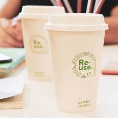 Aladdin Re-Use Sustain Cup & Lid 0,35 LT (4'lü Paket)