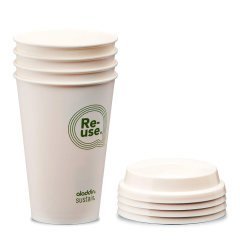 Aladdin Re-Use Sustain Cup & Lid 0,35 LT (4'lü Paket)