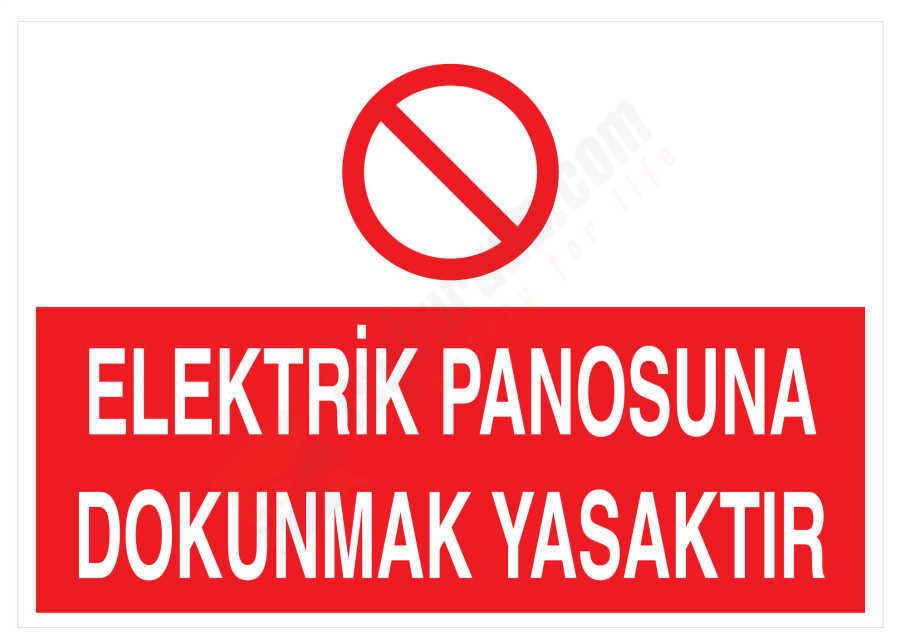 Elektrik Panosuna Dokunmak Yasaktır