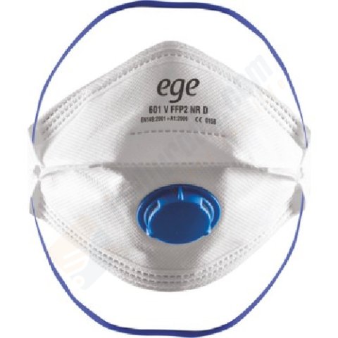 Ege 601 FFP2 NR D Ventilli Katlanabilir Toz Maskesi