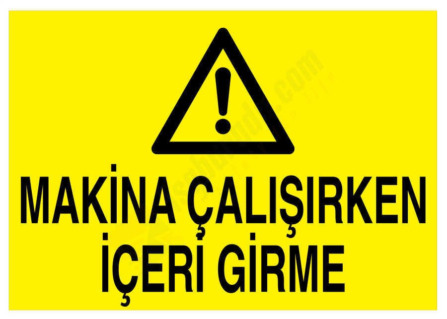 Makina Çalışırken İçeri Girme İş Güvenliği