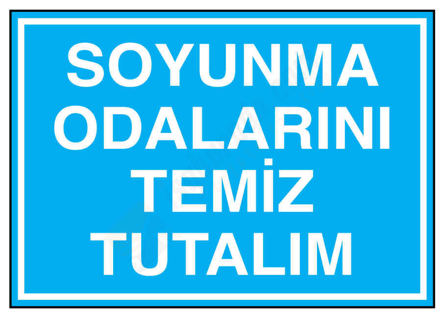 Soyunma Odalarını Temiz Tutalım