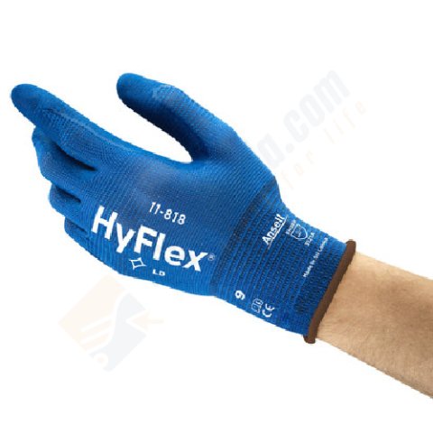 Ansell Hyflex 11-818 Doku Hassasiyetli Çok Amaçlı Koruma İş Eldiveni