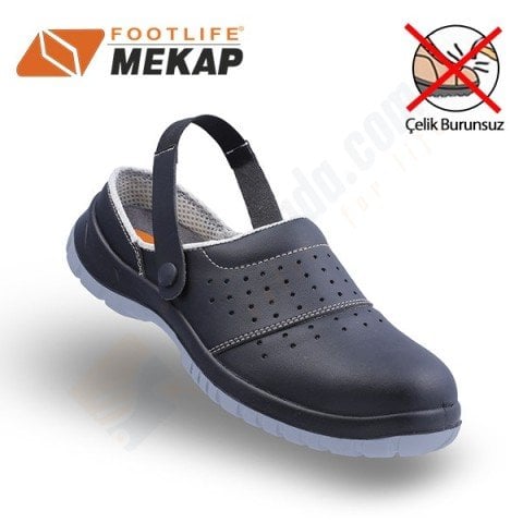 Mekap Slipper 211-03 Siyah S1 SRC İş Ayakkabısı