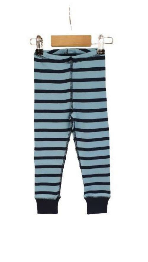 Organik Çizgili Slim Pijama Alt