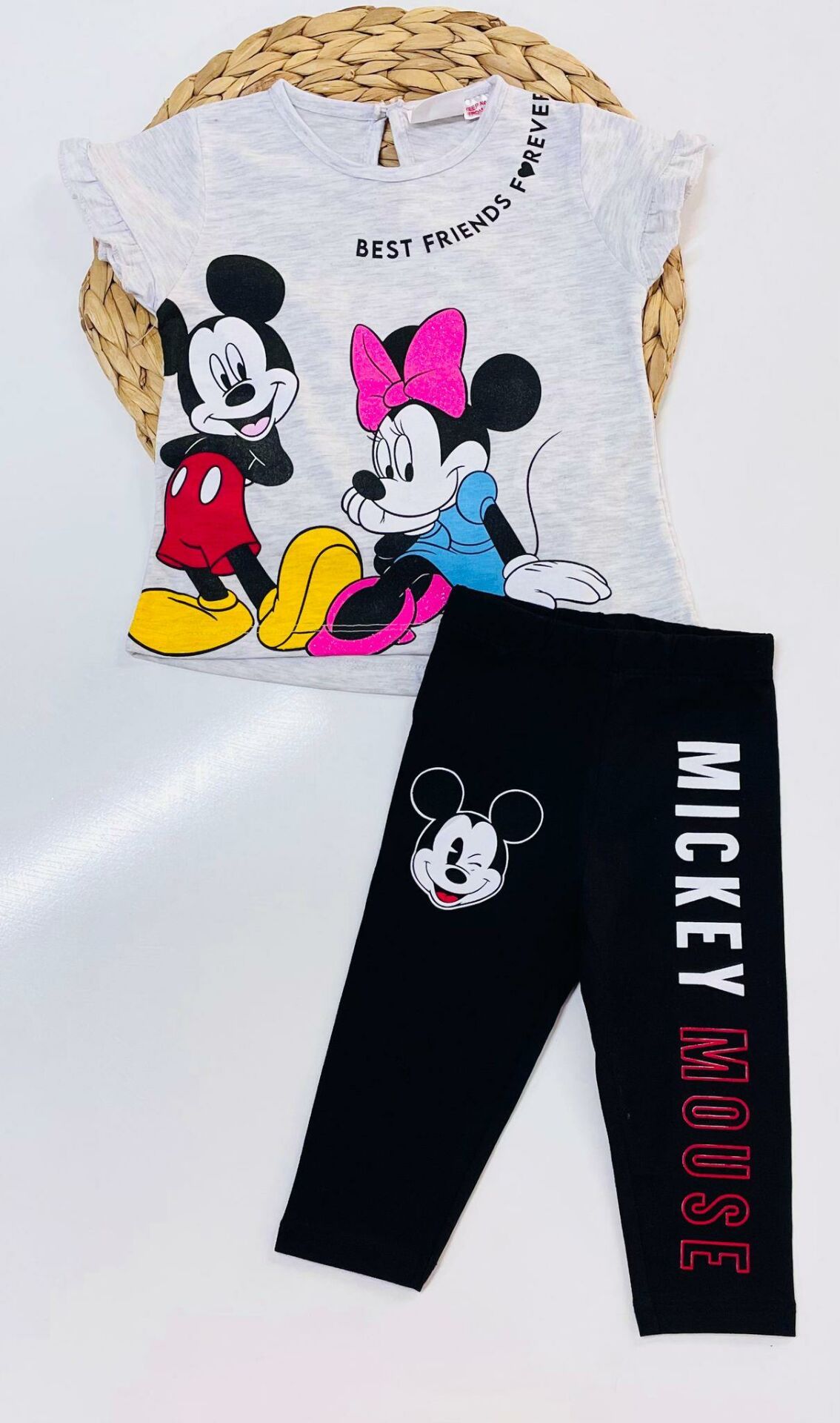 Minnie Kız Çocuk Taytlı Takım